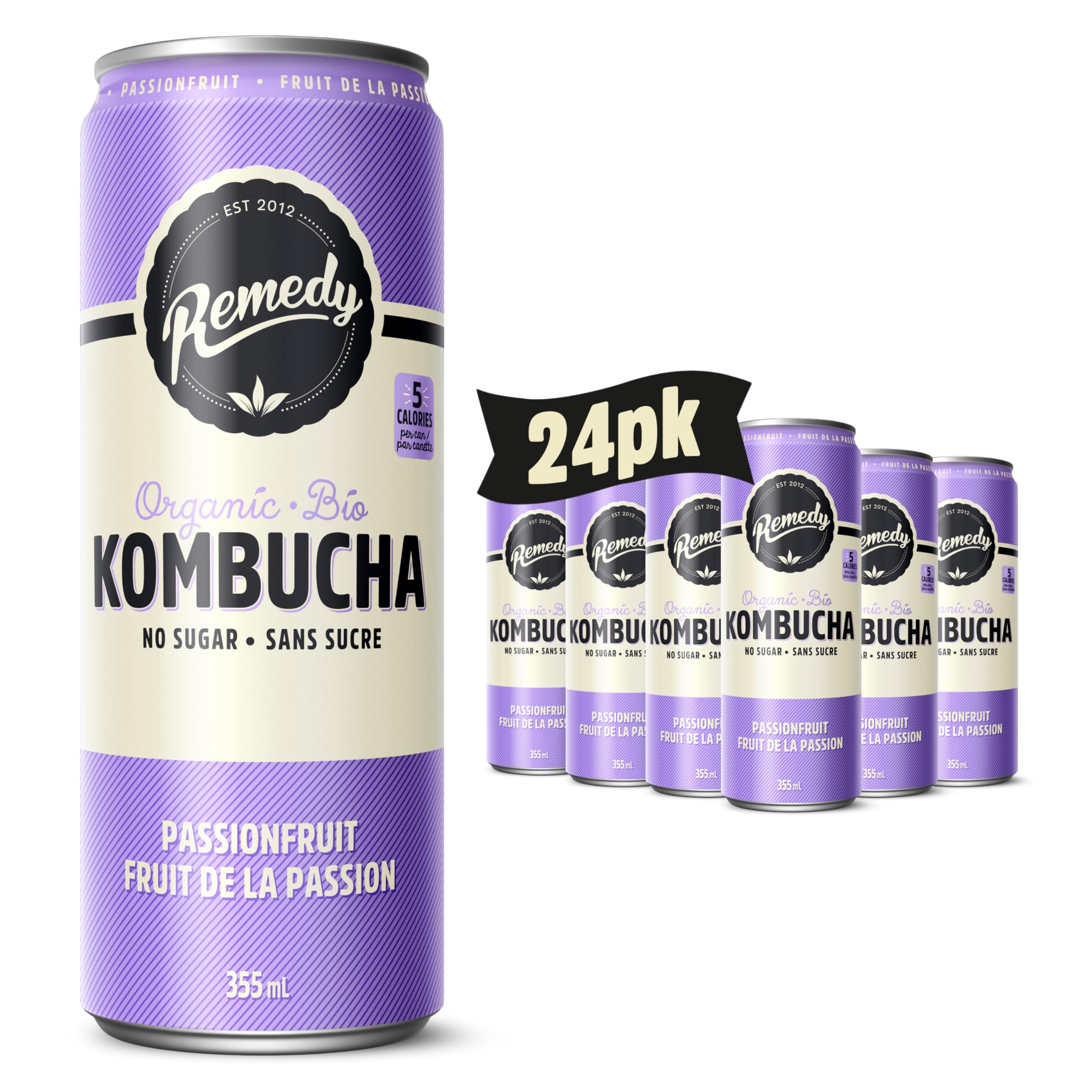 Remedy Kombucha Sugar-Free Organic Drink, Sparkling, Low Calorie